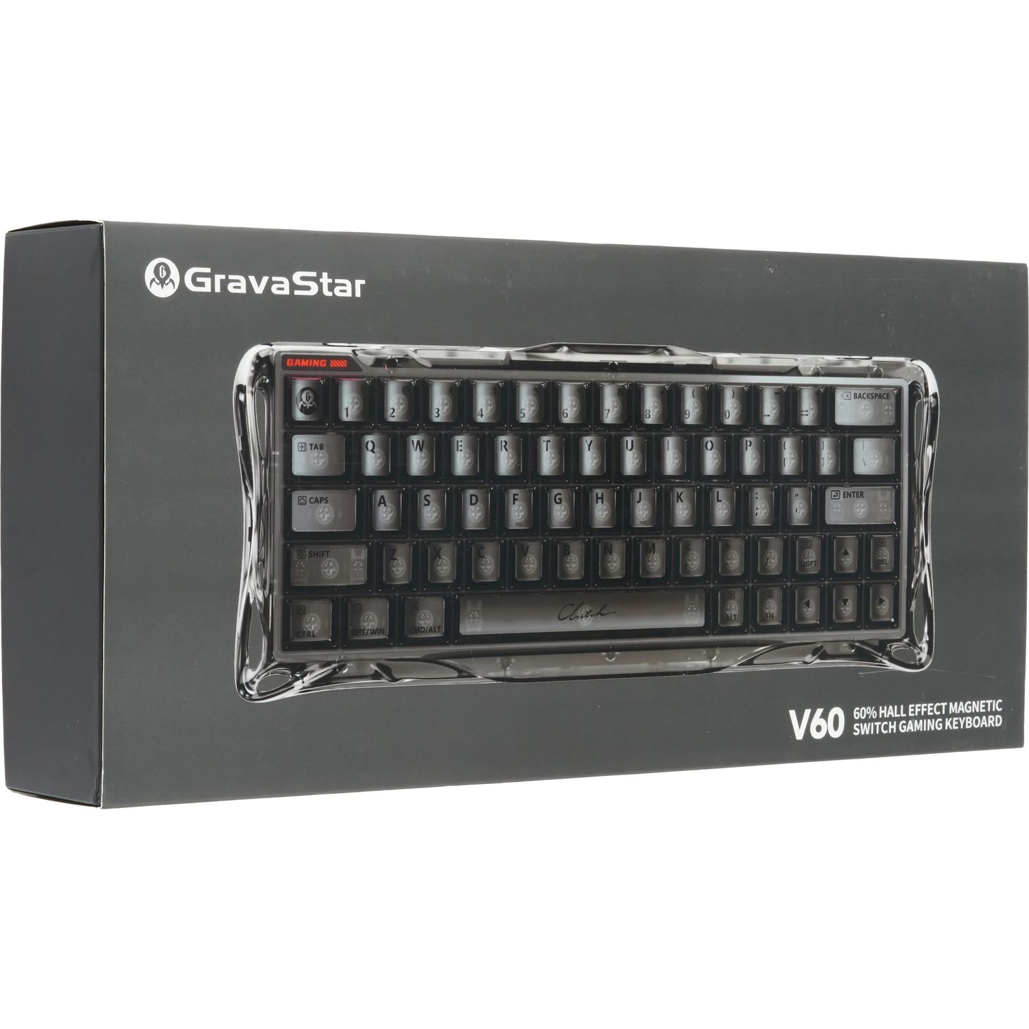 Игровая клавиатура Gravastar Mercury V60 Onyx Crystal (6972448924542)