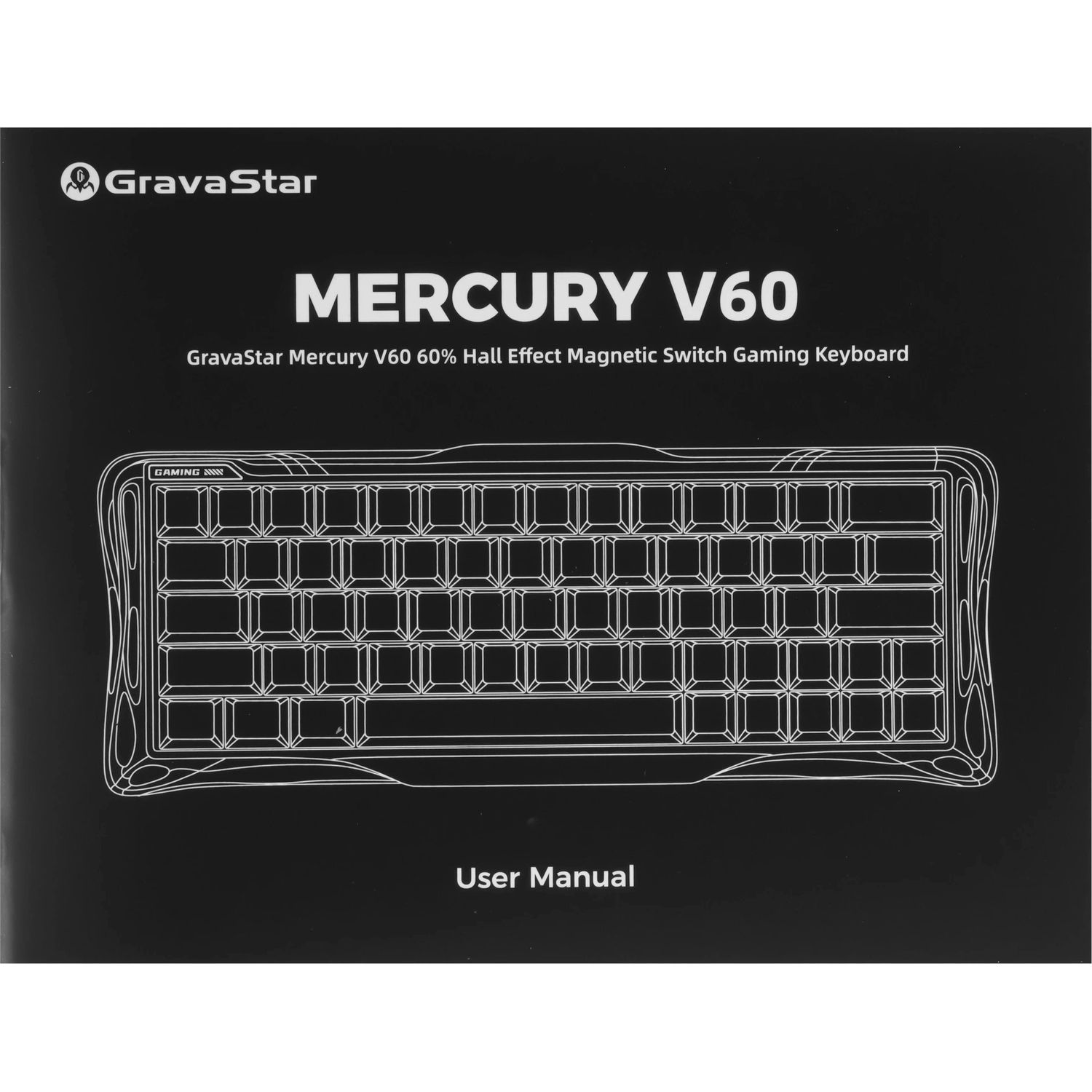 Игровая клавиатура Gravastar Mercury V60 Onyx Crystal (6972448924542)