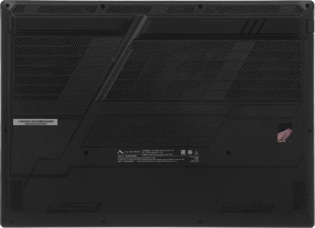 Ноутбук Maibenben Typhoon X16C-i73756 (X16C-i737560FFDLG4E10)