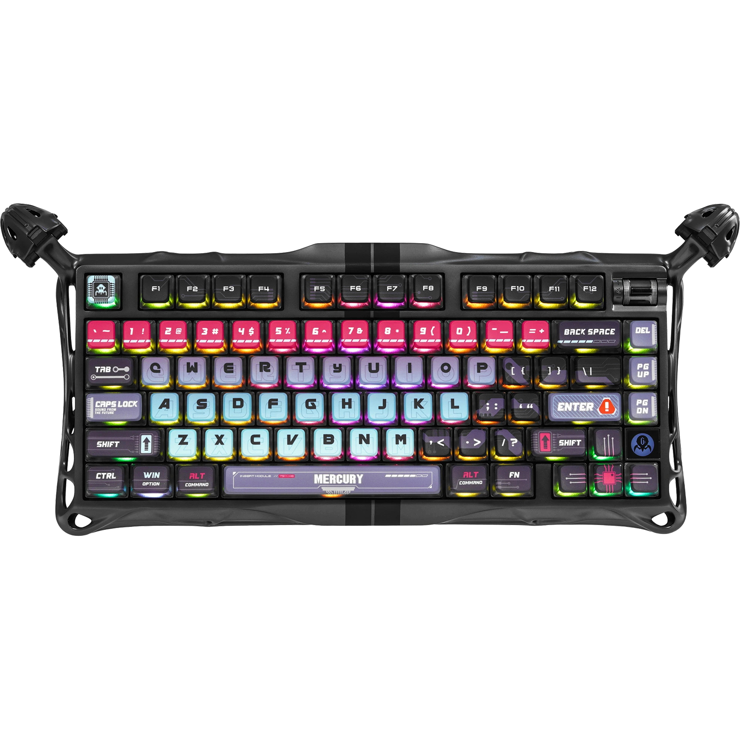 Игровая клавиатура Gravastar Mercury V75 Pro Cyberpunk (6972448924795)