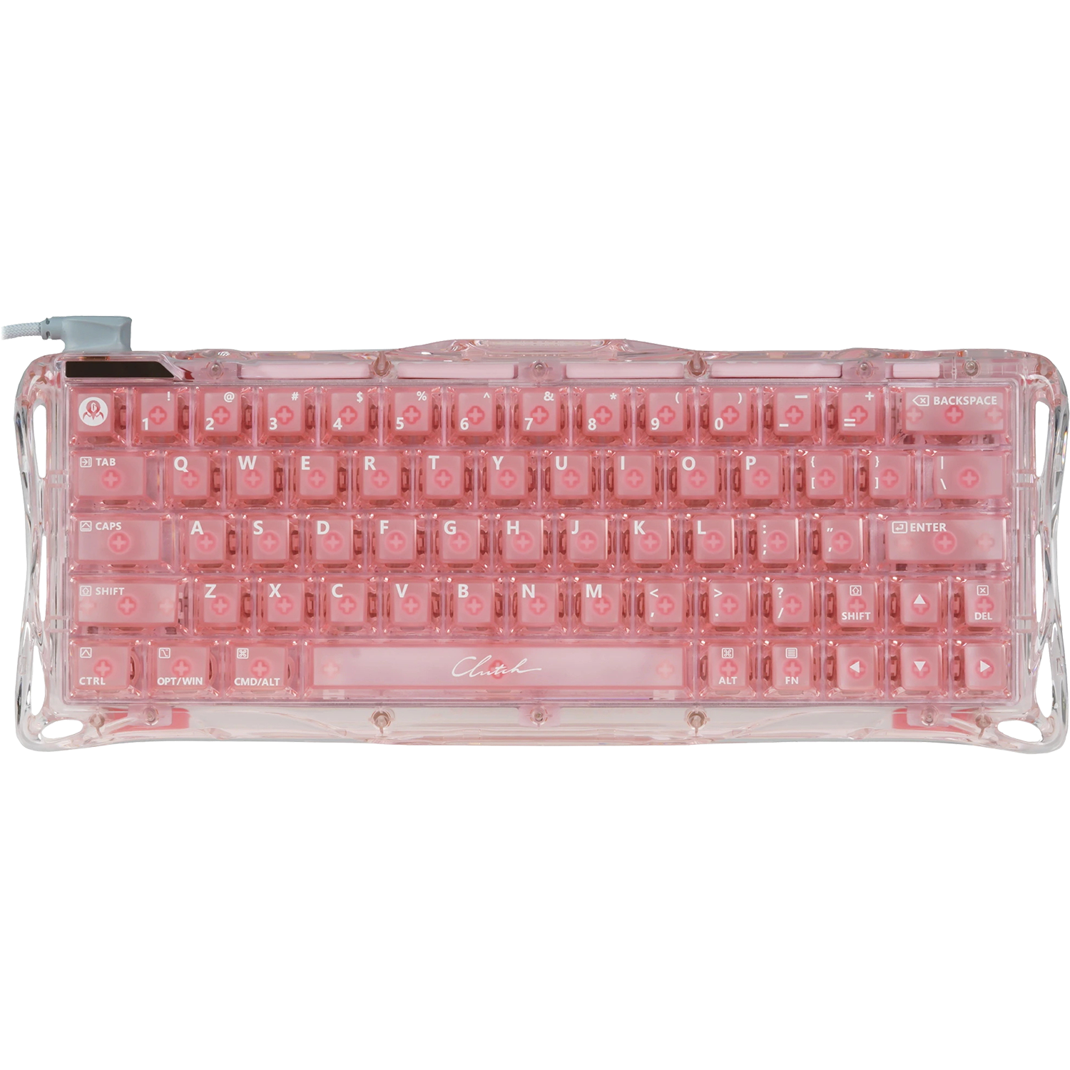Игровая клавиатура Gravastar Mercury V60 Crystal Rose (6972448924481)