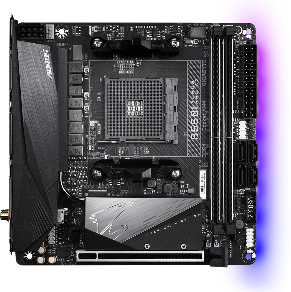 Материнская плата Gigabyte B550I AORUS PRO AX (rev. 1.0)