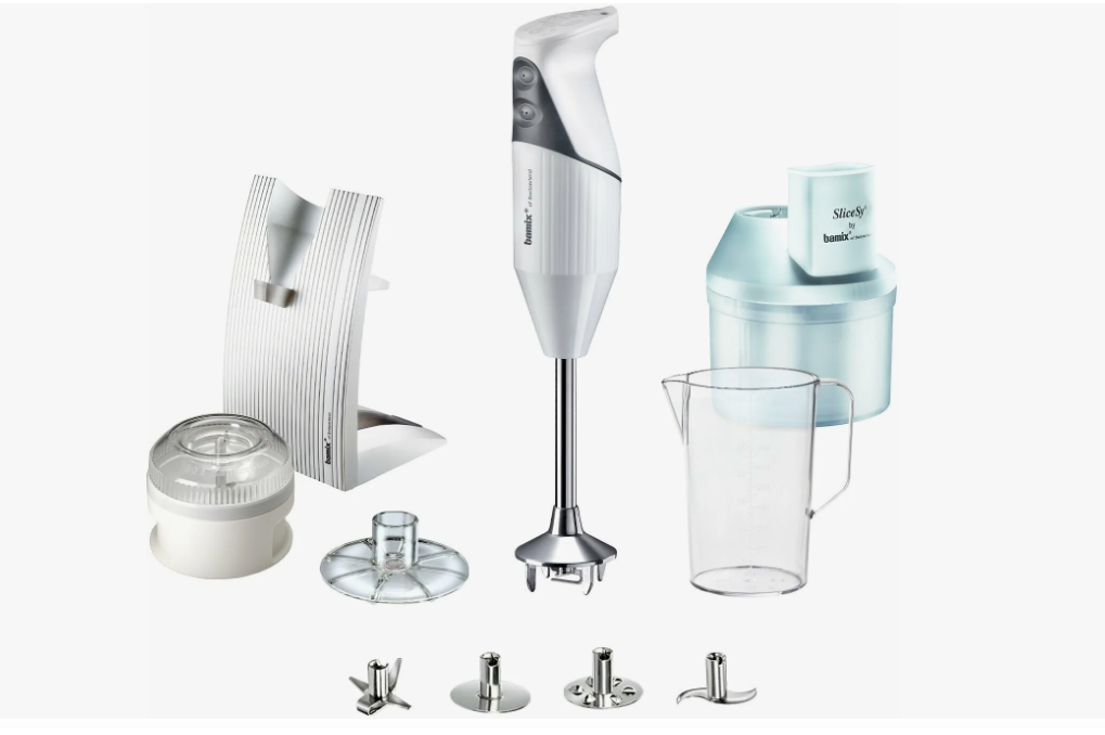 Блендер Bamix SuperBox M200, погружной, белый
