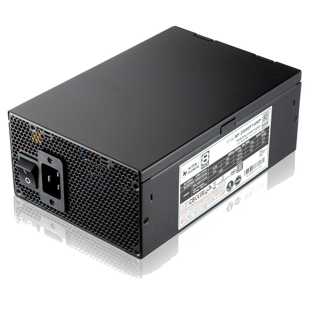 блок питания 2000 Ватт Super Flower Leadex Platinum 2000W