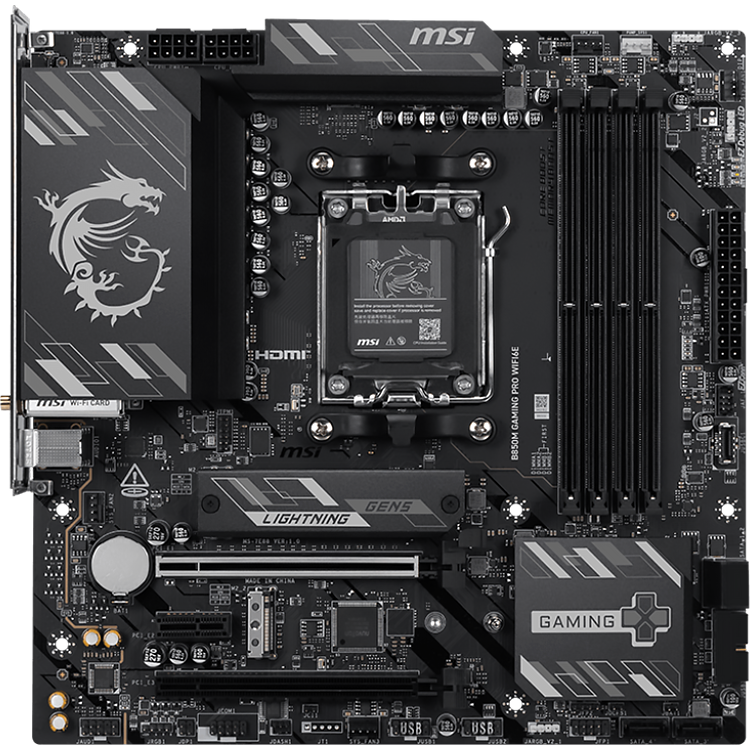 Материнская плата MSI B850M GAMING PRO WIFI6E